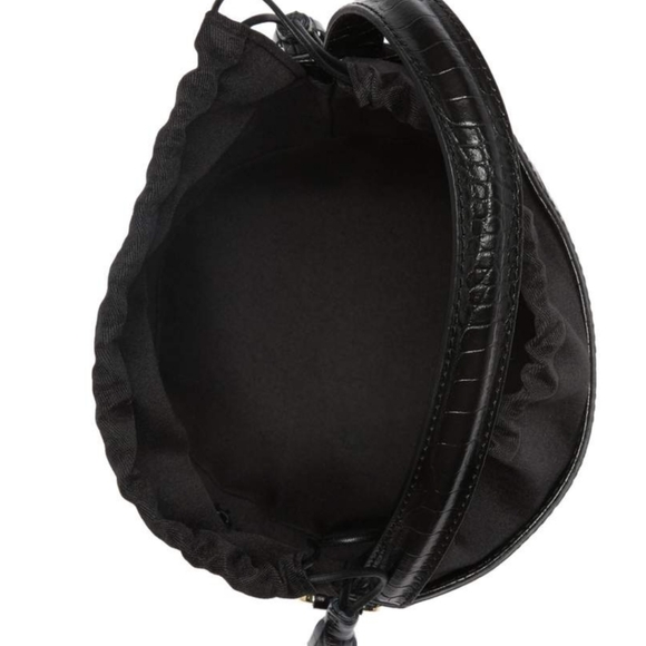 Persaman N.Y. Croc-Embossed Leather Bucket Bag - Picture 4 of 4